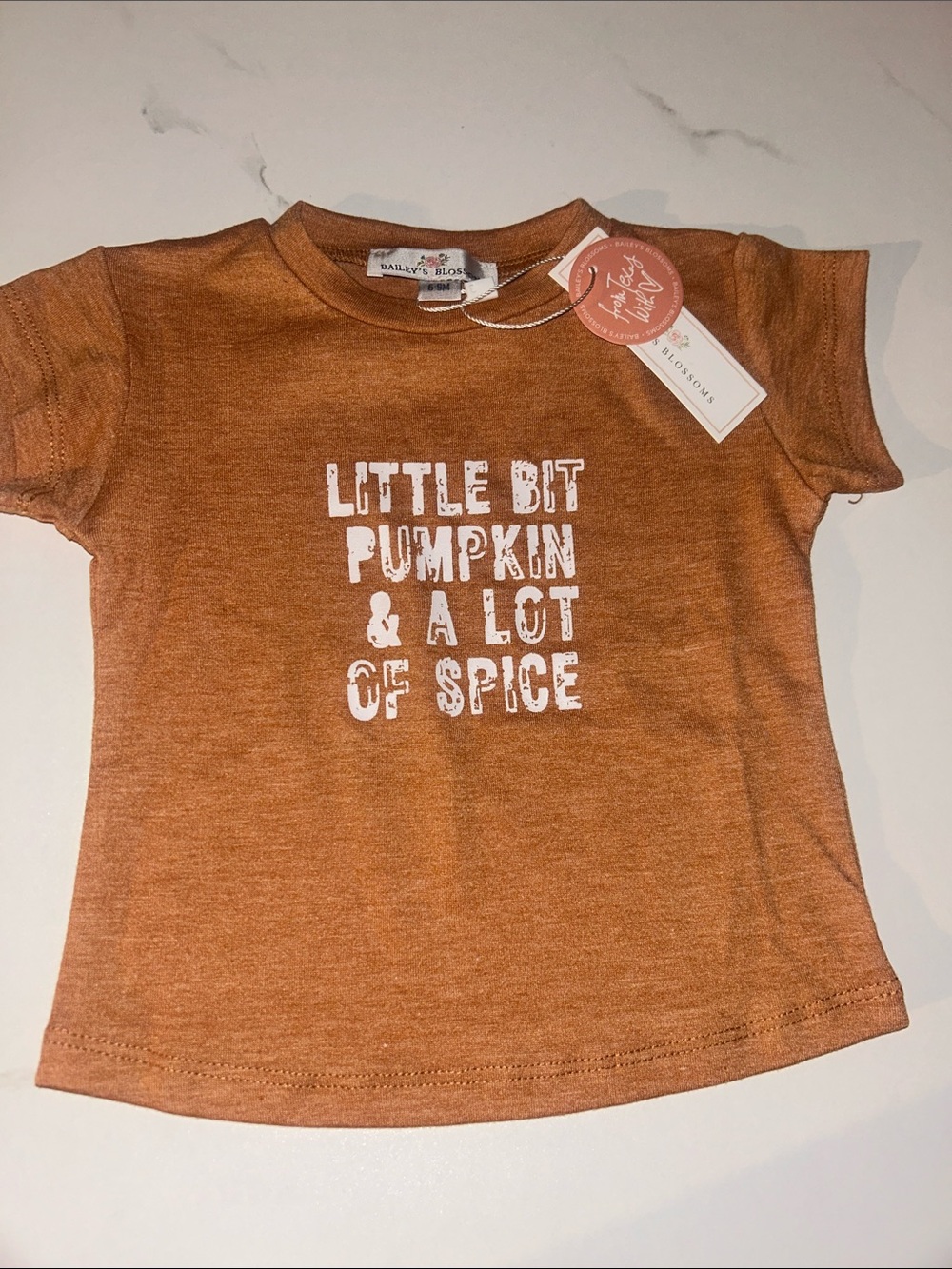 3/$25 Bailey's Blossoms |Pumpkin Spice Graphic Tee